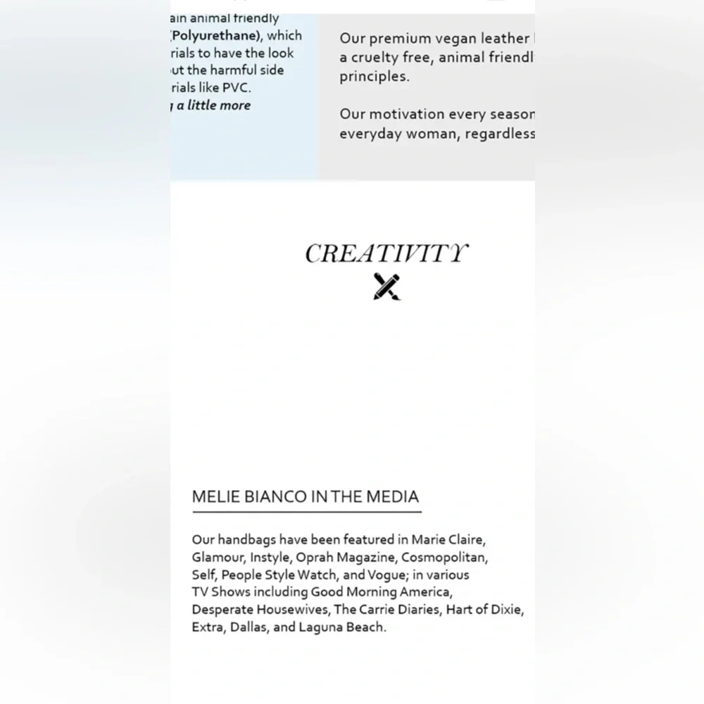 New Melie Bianco black vegan leather round bag w/adjustable strap. - Picture 10 of 10